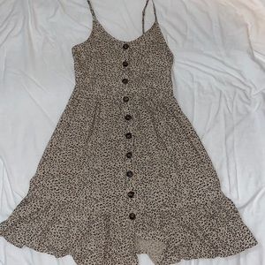 Cheetah beige/brown dress